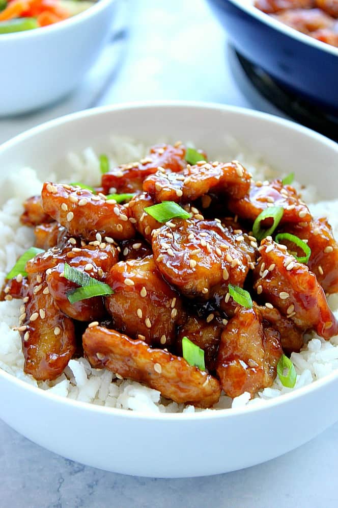 Sesame Chicken over Jasmine Rice - AMealGo